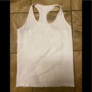Zyia large white seamless tank